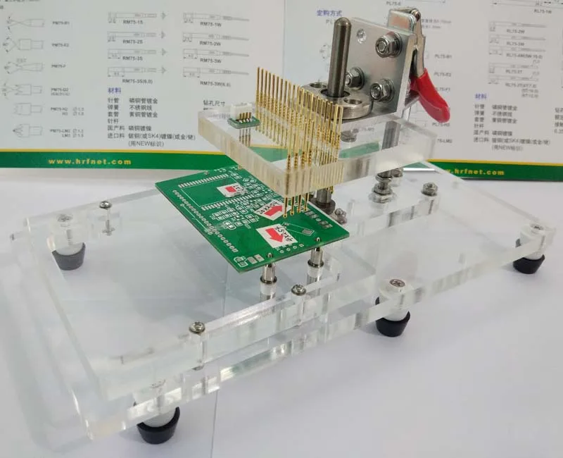 

Fast Clamping JTAG for Fixture and Fixture of PCB Terminal Bench Test Stand