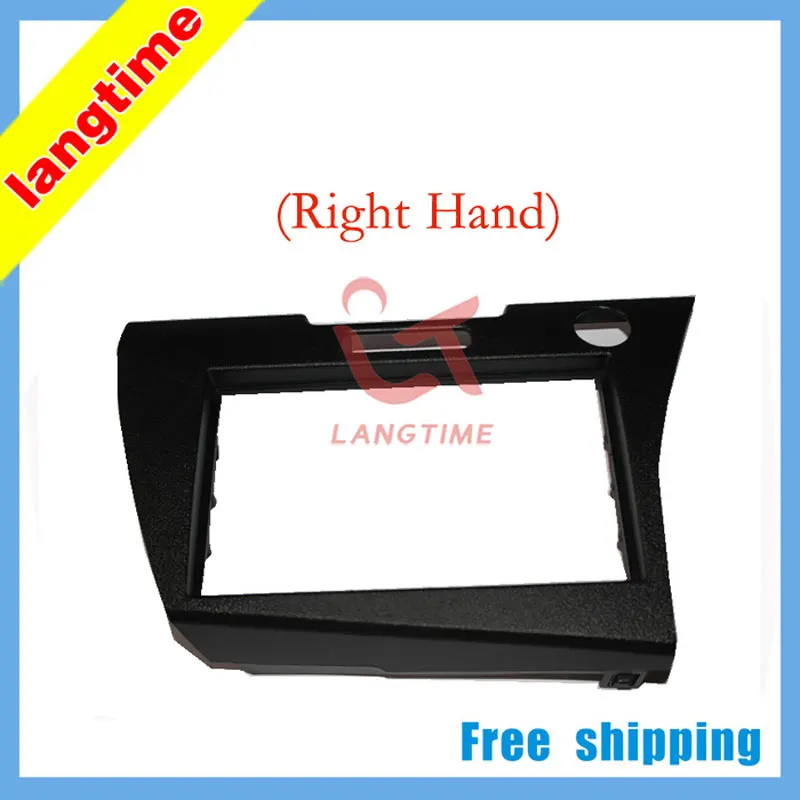 

Free shipping-Car refitting DVD frame,DVD panel,Dash Kit,Fascia,Radio Frame,Audio frame for 2010 Honda CRZ(right).2 DIN