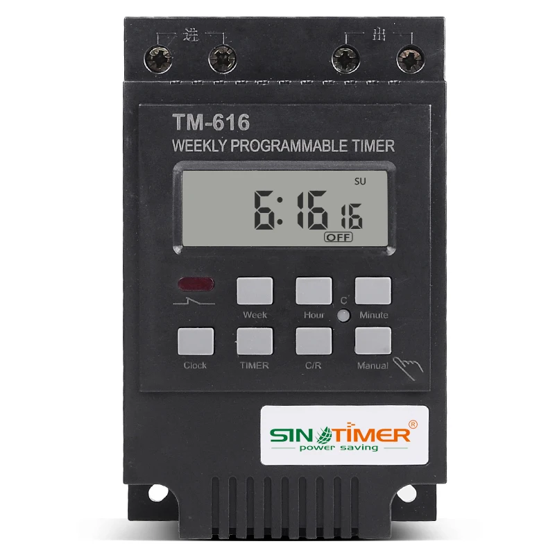 30AMP 7 Days Programmable Digital TIMER SWITCH Relay Control Time 220V Din Rail Mount