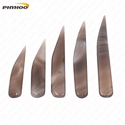 PHYHOO Agate Burnisher Knife Craft Polishing Tool for Gold And Sliver clean Jewelry Making Tools