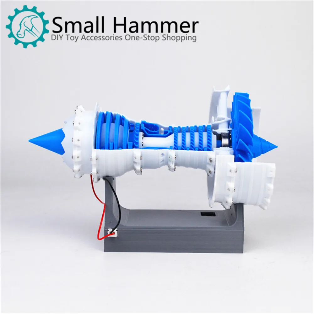 Aero Engine Turbo Fan Engine Model Air Engine Model Electric 3D Printer