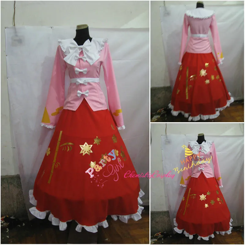 Touhou Project Kaguya Houraisan Cosplay Costume