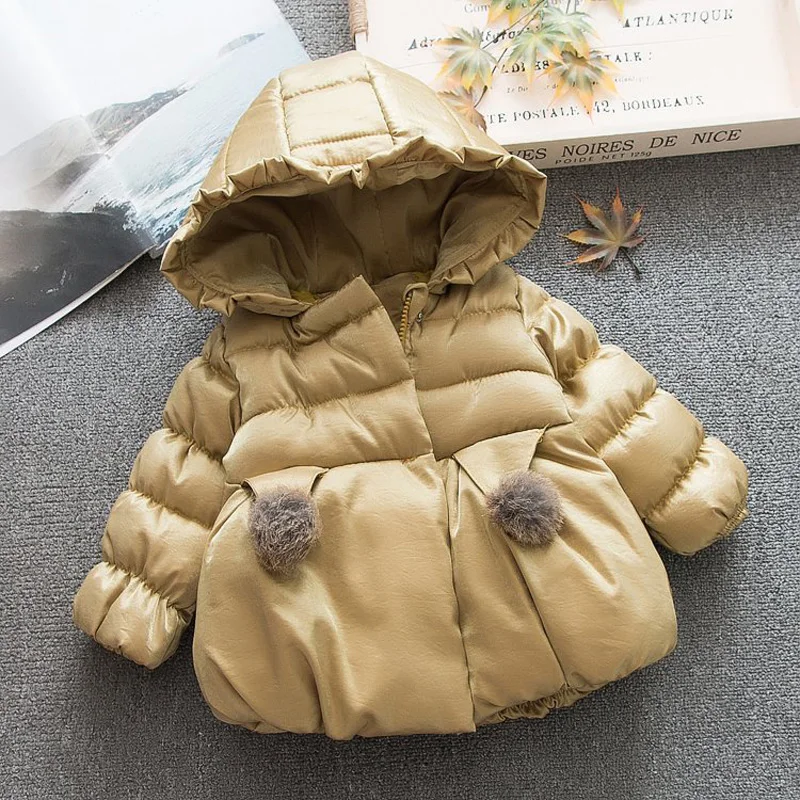 

Baby Girls winter Coats full sleeve coat girl's warm Baby jacket Winter Outerwear Thick girl clothing