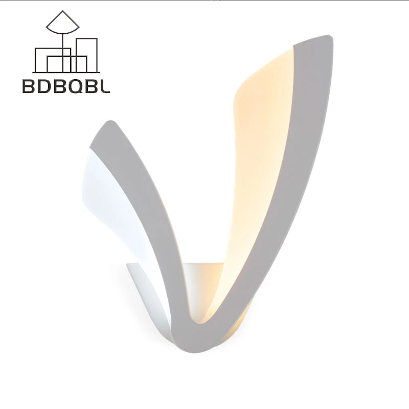 bdbqbl luminaria led de parede moderna em acrilico candelabro em forma de v para quarto e banheiro 01