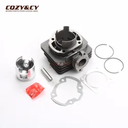 70cc Big Bore Cylinder Barrel Kit & Piston Kit &Cylinder Gasket for SUZUKI ADDRESS 50 AJ 50 ZZ SEPIA AP50 ESTILETE 50 47mm/10mm