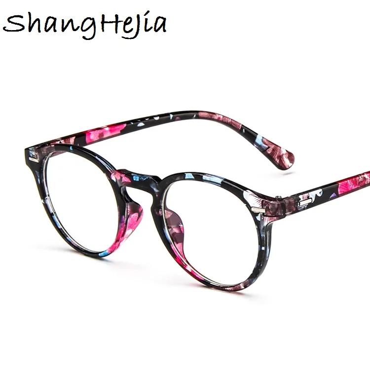 2024 Fashion Women Glasses Frame Men Eyeglasses Frame Vintage Round Clear Lens Glasses Optical Spectacle Frame