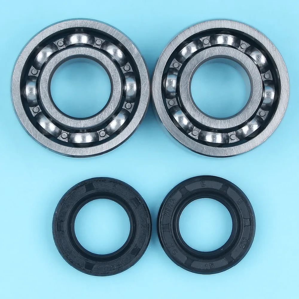 2 x Crank Bearings w/ Oil Seals Kit For STIHL MS230 MS250 MS210 021 023 025 MS 230 250 Chainsaw Replacement Spare Parts