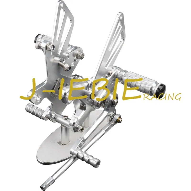 

CNC Racing Rearset Adjustable Rear Sets Foot pegs Fit For Kawasaki NINJA ZX10R 2011 2012 2013 2014 2015 SILVER