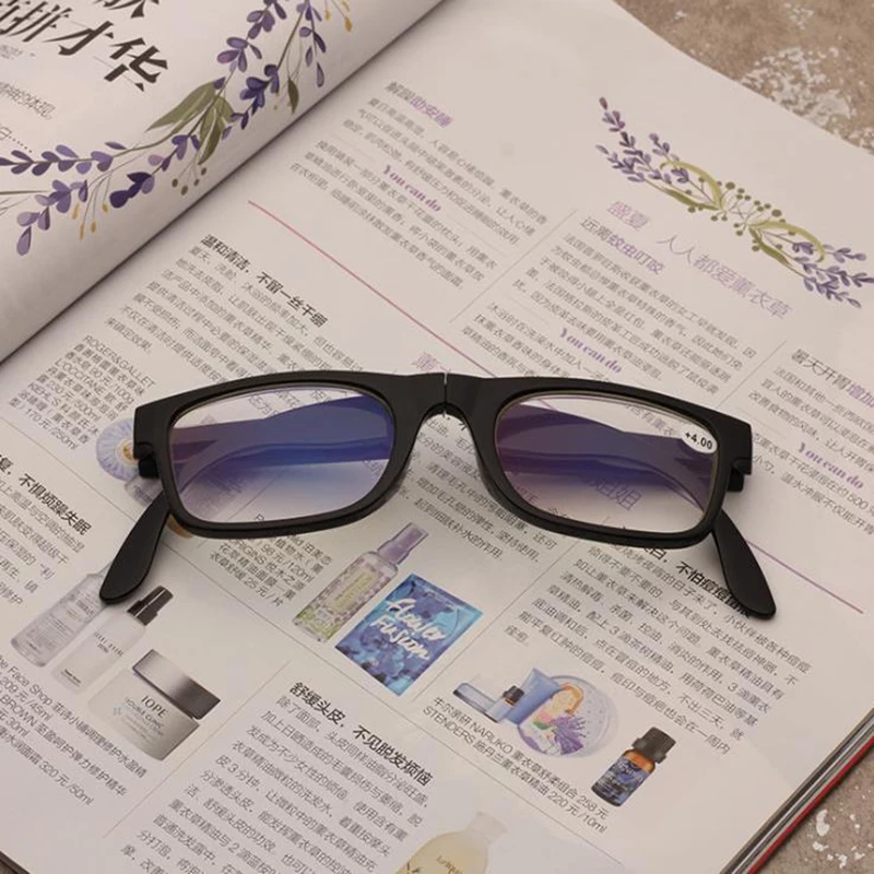 Vision Glasses Magnifier Magnifying Eyewear Reading Glasses Portable Gift For Parents Presbyopic Magnification 100-400 Degree