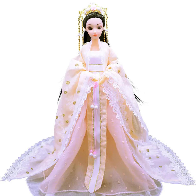 Ancient Dress Doll 30cm Chinese Imperial Concubine Court Fairy Suit Joints Girl 12 Joints Princess Toy Simulation