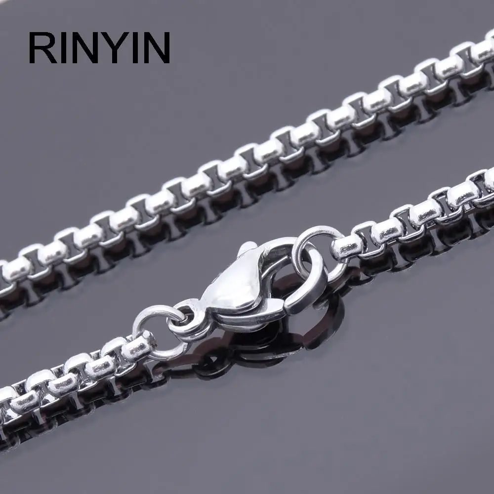 Women Ankel Bracelets Stainless Steel Anklets 2.5/4 mm 9/10/11 Inches Rolo Chain Vintage Jewelry Punk Fan Factory Offer