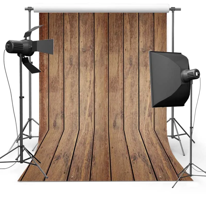 Тонкий Виниловый фон для фотосъемки с изображением деревянного пола