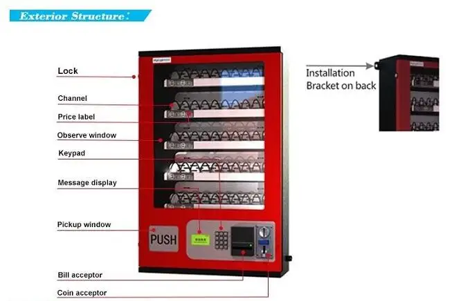 

Small Vending Machine For Snacks, Paper Towels And Cigarettes