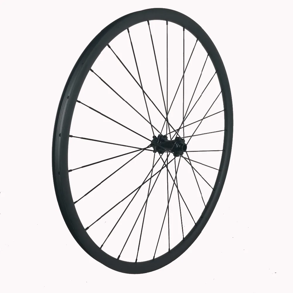 Rueda Mtb 29er/27.5Inch 27Mm Vành Rộng Carbon Clincher Xe Đạp Phanh Đĩa Bánh Xe Tookless Băng Vệ Sinh Dạng XC phát Hành Nhanh Wheelset