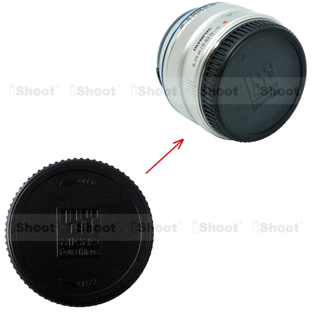 Rear Lens Cap Cover for Olympus M.Zuiko Digital 12-50/3.5-6.3; 8/1.8, 12/2; 14-150/4-5.6, 14-150/2.8; 75-300/4.8-6.7, 60/2.8M