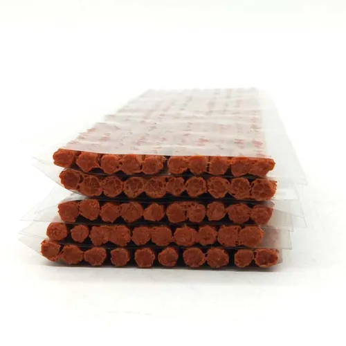 Imagen 2 del producto Tiras de goma para reparación de neumáticos, sellador de tiras para reparación de neumáticos sin cámara, Scooter, bicicleta, automóvil y motocicleta, 4mm x 200mm, 50 unidades