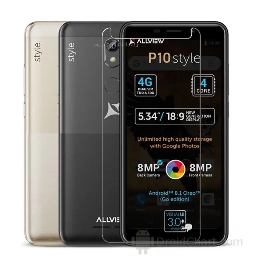 For Allview P10 style Tempered Glass 9H 2.5D Premium Screen Protector Film For Allview p9 P7 A8 P5 life