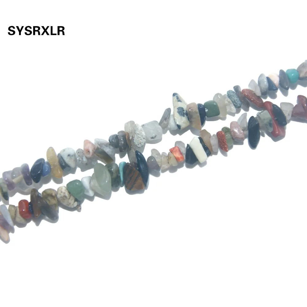 3-5MM Irregular Shape Freeform Chip Natural Stone Bead Pink Quartz Tiger Eye Agates Lapis lazuli For Jewelry Making DIY Necklace