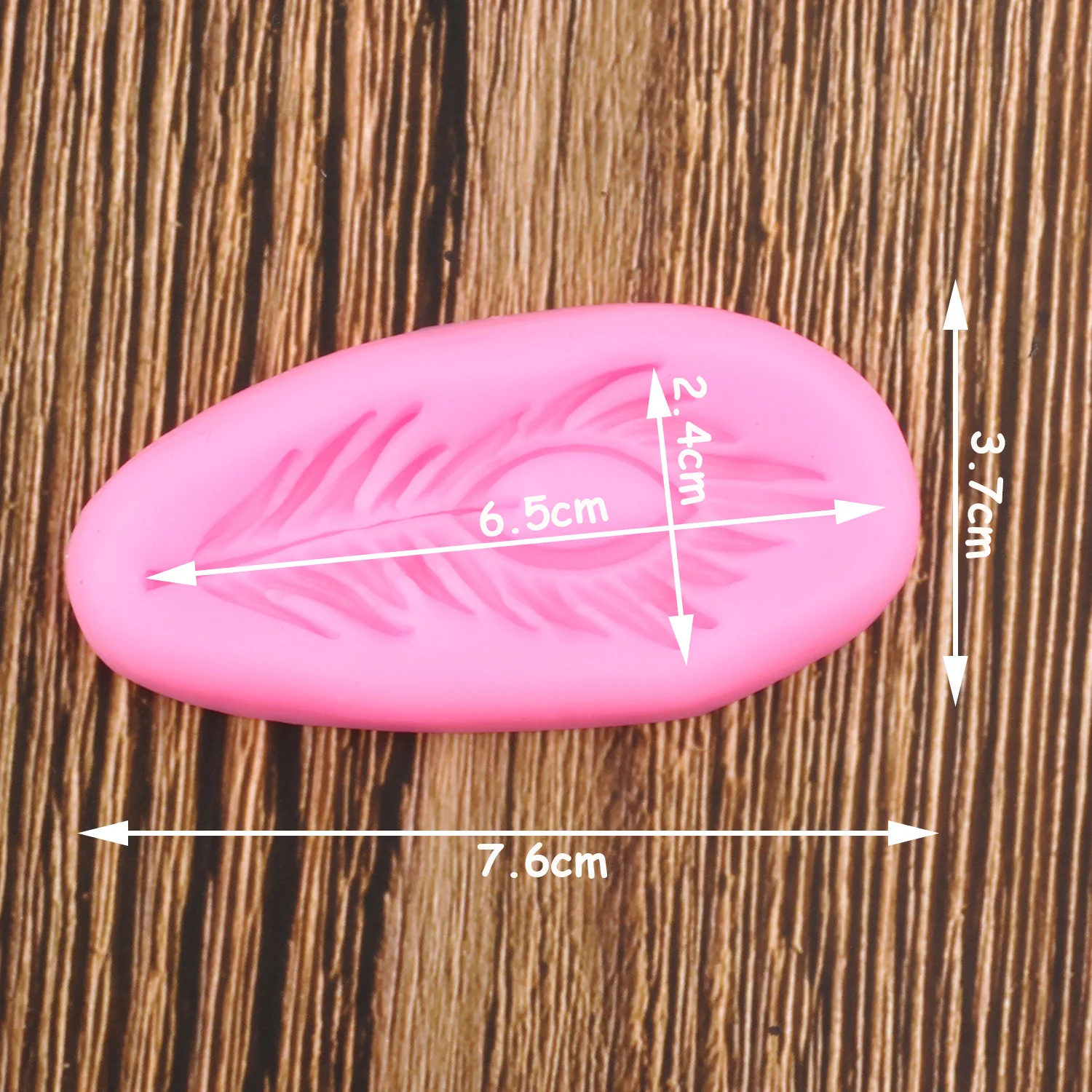 3D Feather Silicone Mold Wedding DIY Cupcake Topper Fondant Decorating Tools Kitchen Baking Chocolate Candy Gumpaste Moulds