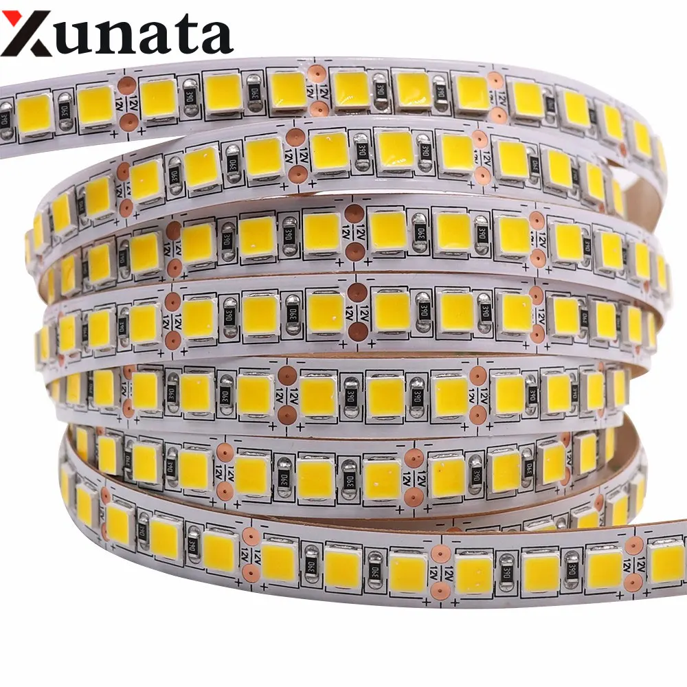 New Ultra Brightness 5M LED Strip 4040 5054 5050 5630 12V Flexible Highlight LED light Tape Ribbon 120leds/m Brighter than 2835