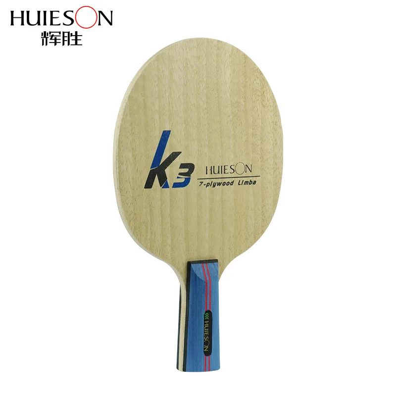 Huieson 7 Ply Pure Wood Table Tennis Blade 2 Ply Limba 5 Ply Ayous Wood Powerful Ping Pong Blade for Senior Training Racket K3