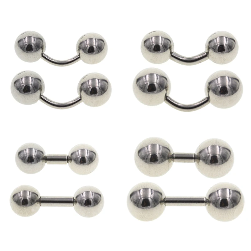 1pc Curved Straight Ball Tragus Piercing Oreja Earrings Vagina Genital Piercing Helix Belly Dick Penis Ring Pircing Sex Jewelry