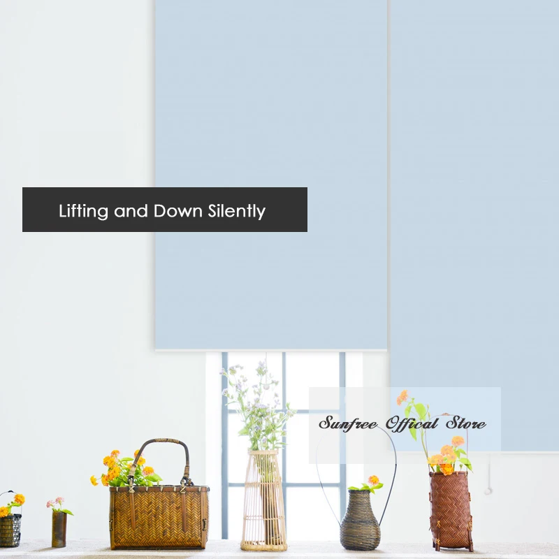 SUNFREE Spring roller blinds Labor saving system Automatic roller blind for office/Kitch/Bedroom Made to Measure