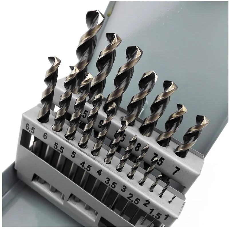 Imagem -03 - Stanley-conjunto de Brocas Helicoidais Hss Multifuncionais com 1.5 2.5 3.5 4.5 5.5 6.5 7.5 8.5 10 mm 19 Peças