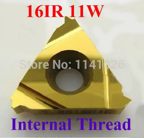 16IR 11 W Carbide Threading Inserts  Internal Threading Insert Indexable Lathe Inserts for Threaded Lathe Holder