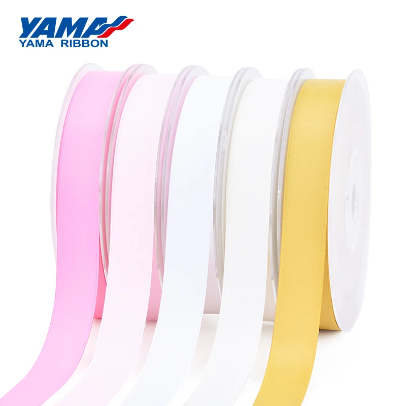 YAMA 100% Polyester Silky Ribbon Double Face  Printed Ribbons 22 25 32 38 mm 100yards Gift Decoration Arts and Crafts