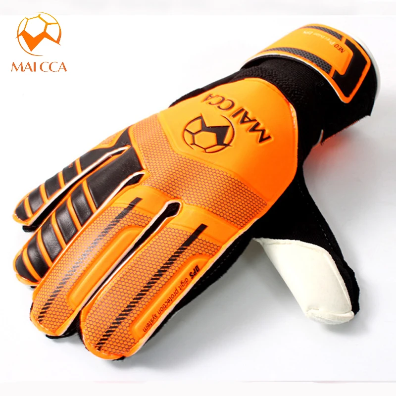 Hot Sports Gloves for Children/ Adult Soccer Football Training Goalkeeper Gloves Team Game Protect Finger Goalie Gloves Boys