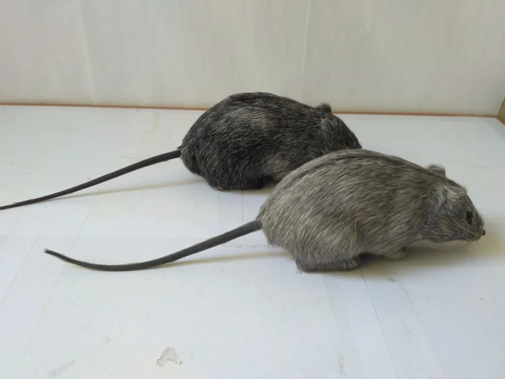 

Полиэтилен и мех имитация мыши 15 см модель ремесла забавный реквизит подарок d2072