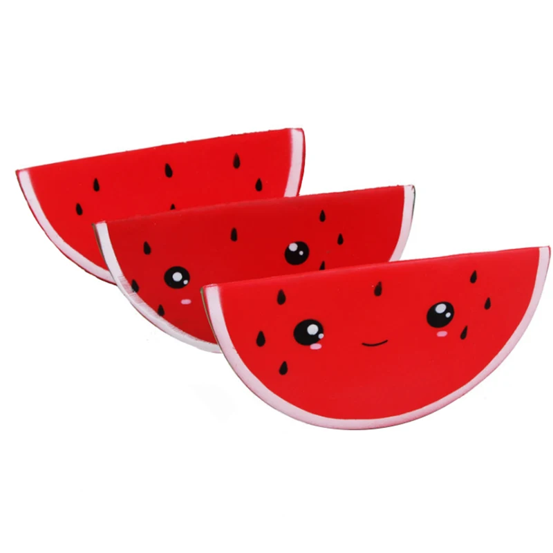 Jumbo Kawaii Watermelon Squishy Simulated Fruit Slow Rising Bread Scented Squeeze Toy Stress Relief for Kid Xmas Gift