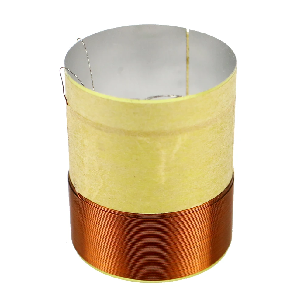 GHXAMP 25.5 millimetri Contrabbasso Bobina 8ohm Woofer Altoparlanti Parti di Riparazione 25 Nucleo In Alluminio Bianco 2 Strato di Filo di Rame 2 PCS