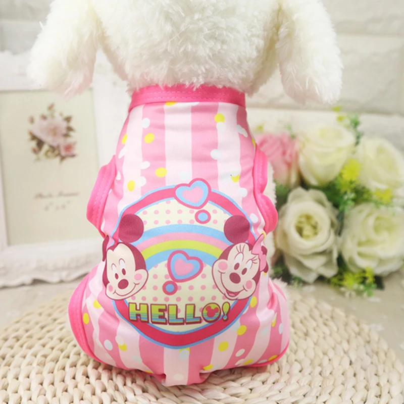 Cute 6 Style Dog Vests Spring Pet Clothes T-shirt Soft Dogs Clothes Summer Teddy Printed Shirt Jersey Puppy Clothing Pet Apparel