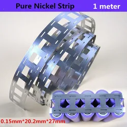 1 Meter Pure Nickel Streifen 99.96% Lithium-Batterie Nickel Streifen Für 18650 Batterie Pack 2P Spot Schweißen Nickel Gürtel