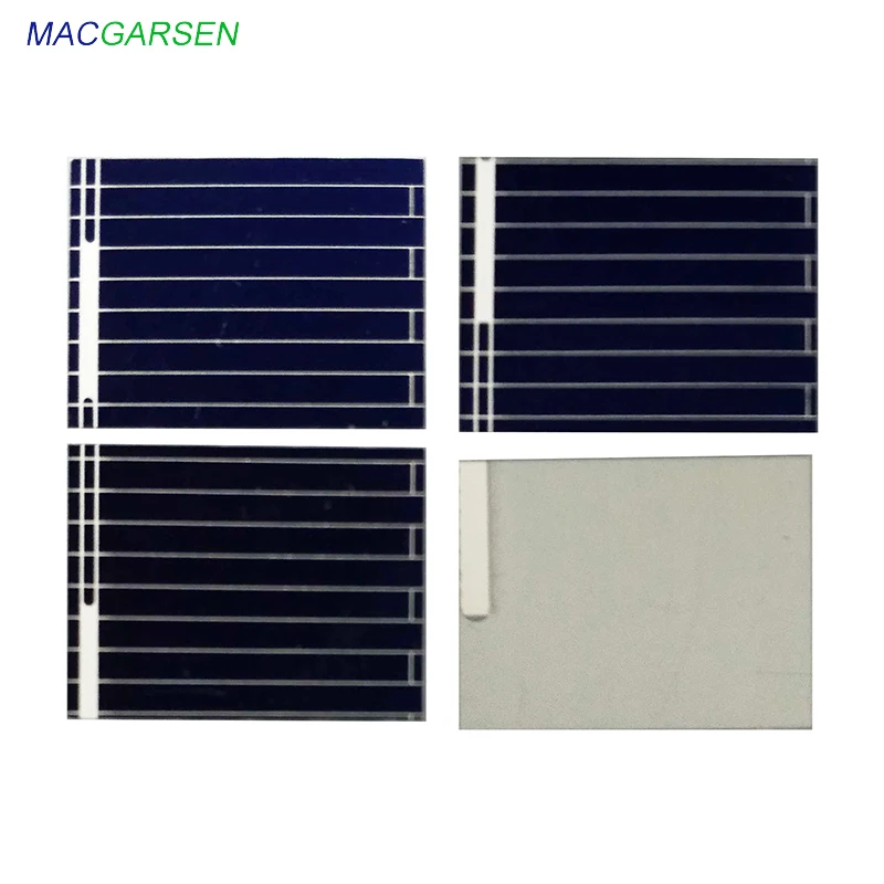 MACRAGSEN 100 sztuk panel słoneczny 0.5V moduł fotowoltaiczny energia słońca 17*13mm 70mA DIY ładowarka samochodowa ogniw słonecznych