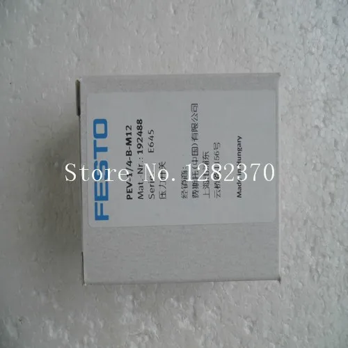 

[SA] New original special sales FESTO Pressure switch PEV-1/4-B-M12 stock 192 488