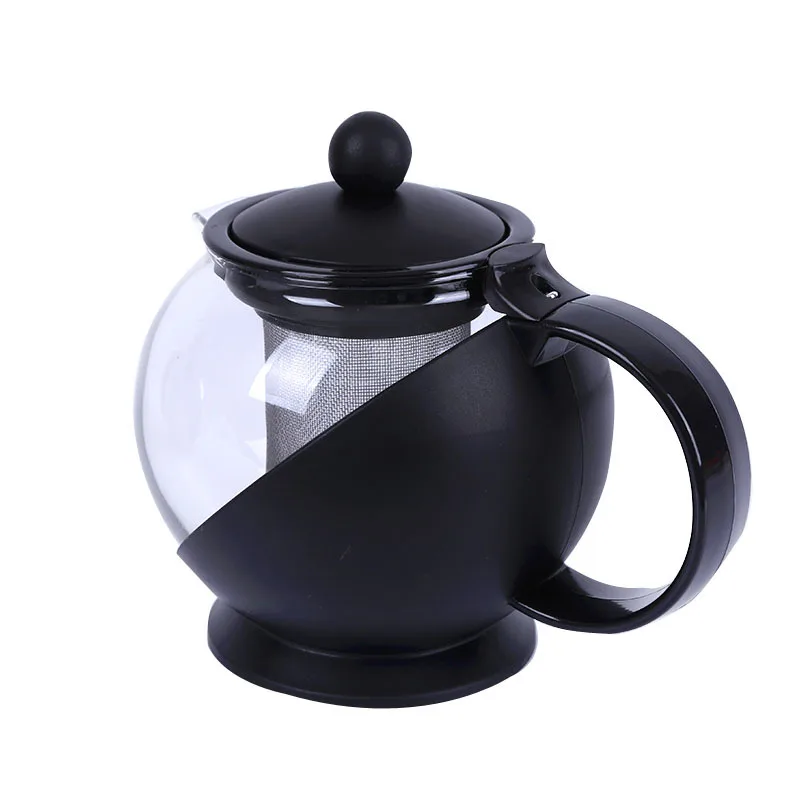 Heat-resistant glass tea pot stainless steel filter liner, bubble teapot high temperature resistant large capacity kettle herbal