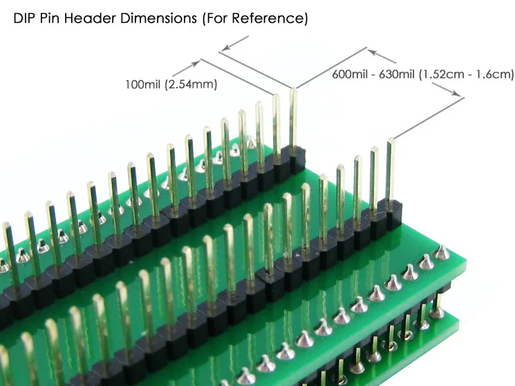 Waveshare SSOP20 TO DIP20 (A) TSSOP20 Enplas IC 어댑터 테스트 및 번인 소켓 SSOP20 패키지용 0.65mm 피치