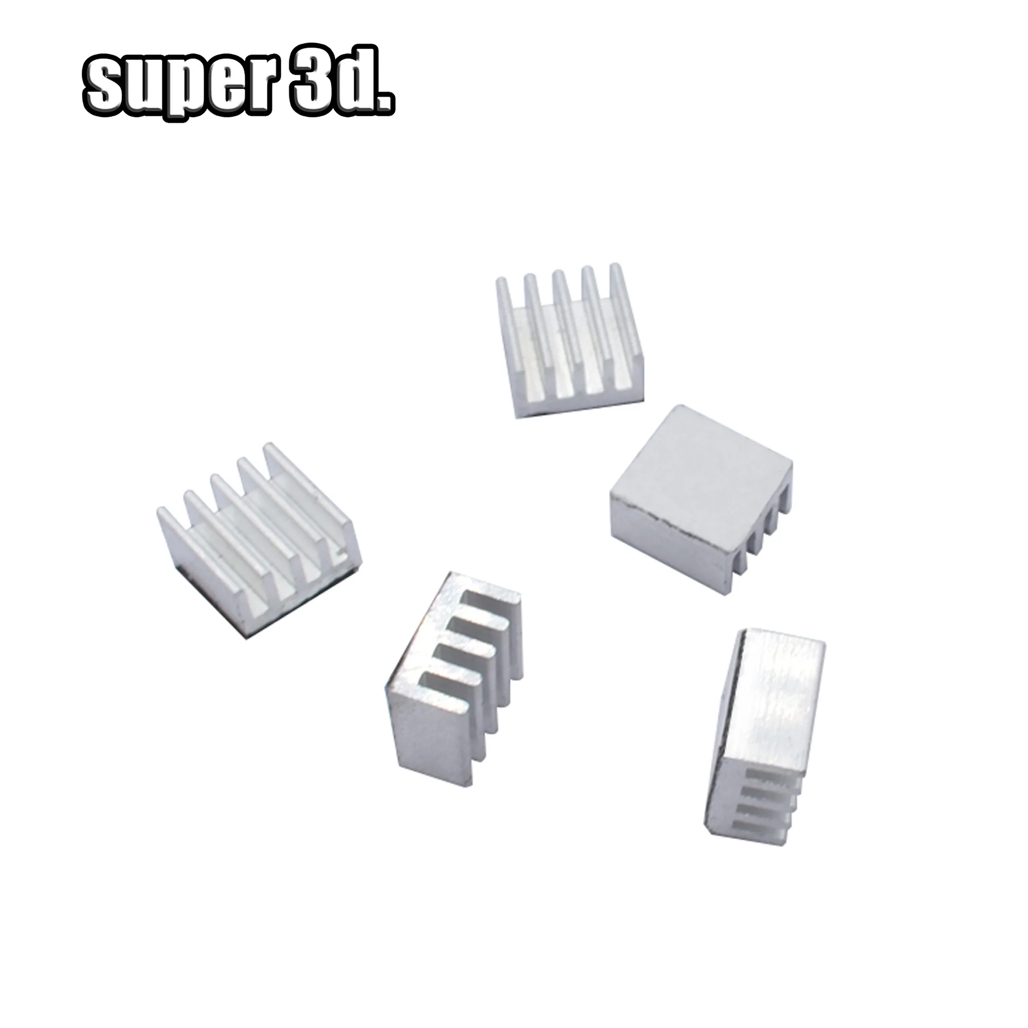 5/10pcs Stepper Driver A4988 Heatsink Aluminum Silver Heat Sink For 3D Printer Multiple options