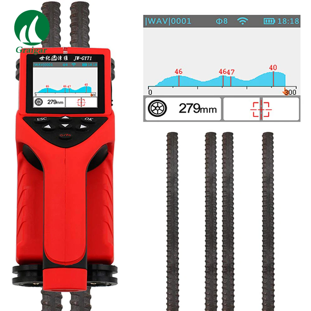 JW-GY71 แบบบูรณาการเหล็กเครื่องสแกนเนอร์ NDT การทดสอบเหล็กเครื่องสแกนเนอร์เสริมกระจายทิศทางตำแหน่งวัด
