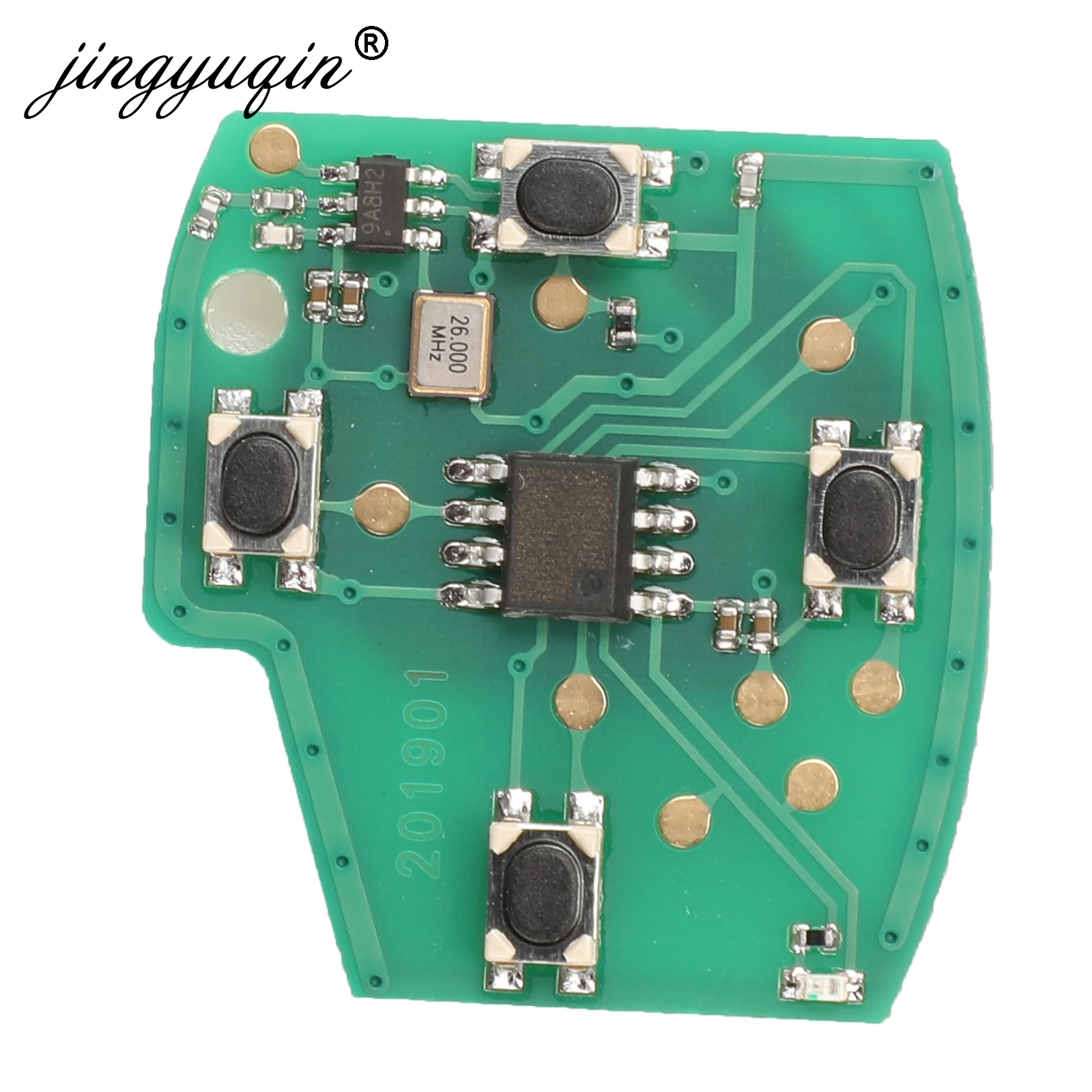 Jingyuqin OUCG8D-380H-A 313.8MHz ID46-7941 chiave a distanza per auto per Honda Odyssey 2005-2010 Accord 2003-2007 3/4 pulsanti controllo Fob