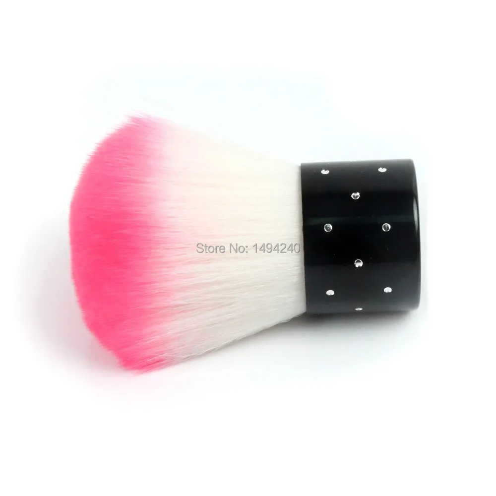 Nail Dust Brushes Plastic Soft Fluffy Nail Brushes Glitter Powder Removal Cleaning Brushes UV Gel Polish Acrylic Manicure Tool