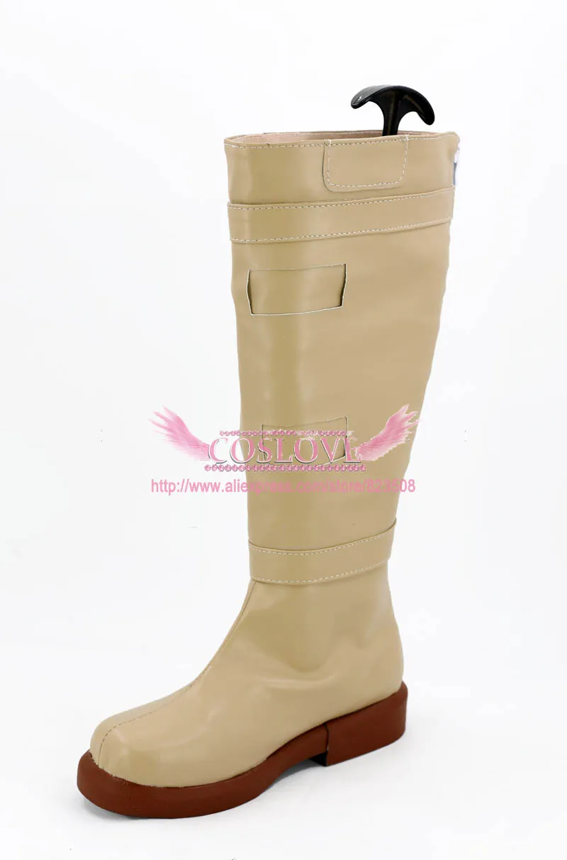 Padme Amidala Light Yellow Shoes Cosplay Boots CosplayLove For Halloween Christmas Party