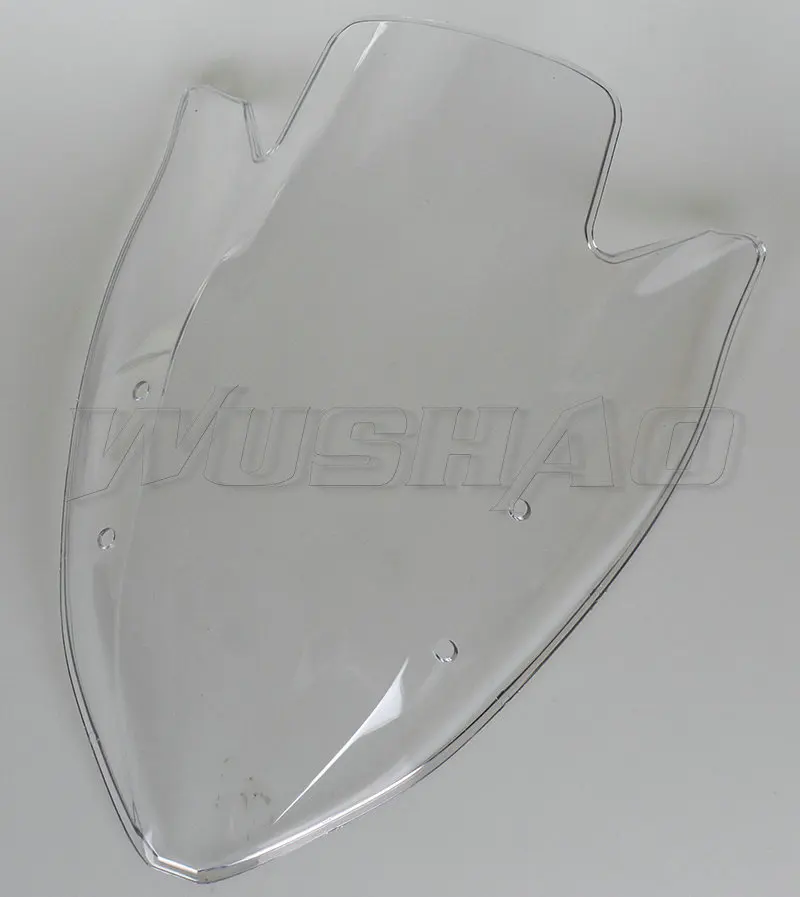 Motorcycle Double Bubble Windshield WindScreen Screen For 2003 2004 2005 2006 Kawasaki Z1000 Z 1000 Black Iridium Clear
