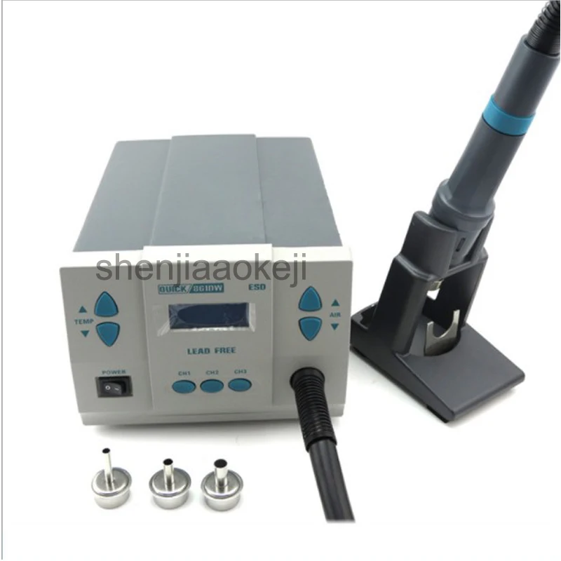Chì không khí nóng súng bộ Hàn 861DW hút thiếc loại ga Nhiệt Súng kỹ thuật số không khí nóng Súng Có Thể Điều Chỉnh lưu lượng khí 220 V 1000 W