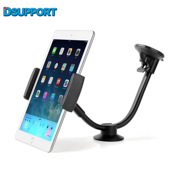 LP-3C Gooseneck Soft Pipe Car Window Suction Mount Universal 3.5-5.5 inch Mobile Phone Holder+ 9-10 inch Tablet PC Stand