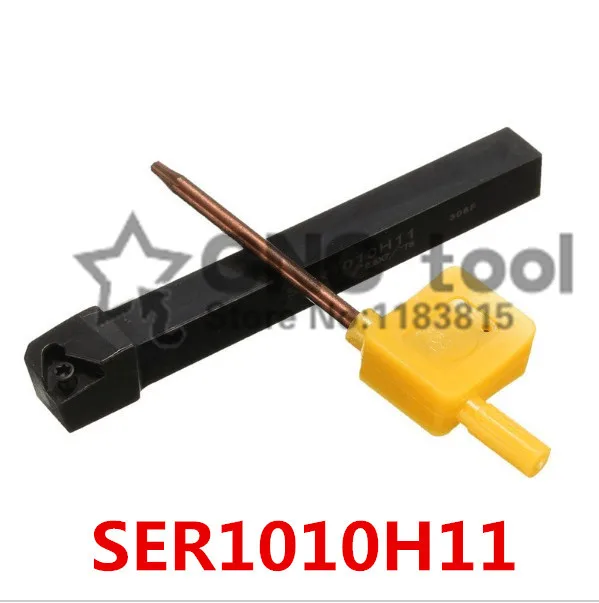 SER1010H11 10*10mm CNC เกลียวภายนอกผู้ถือเครื่องมือเครื่องมือเกลียวสำหรับ 11ER แทรก,ประเภท SER