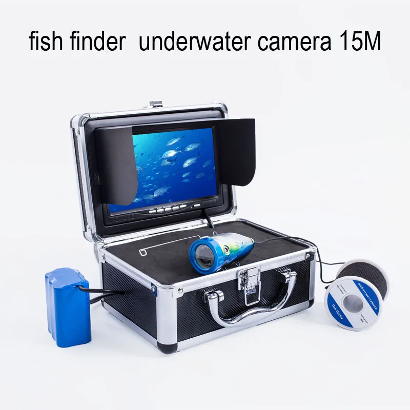 

15m Underwater Fish Finder HD 1000TVL Camera for Ice/Sea/River Fishing with 7 inch LCD Monitor